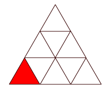 One piece triangle
