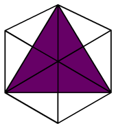 Six piece triangle