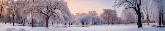 Park in winter